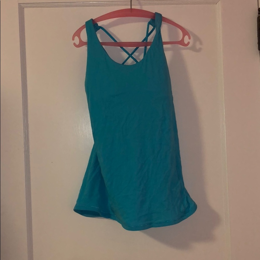 Blue sports shirt